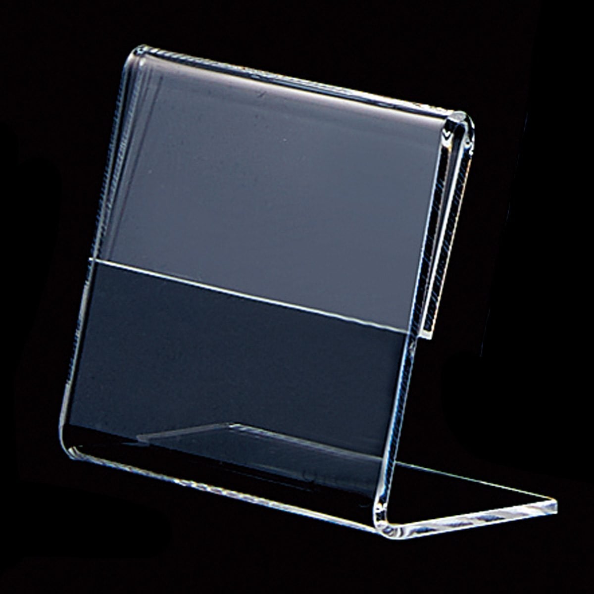 透明アクリルL型ショーカード立て〔ストエキオリジナル〕 A9ヨコ