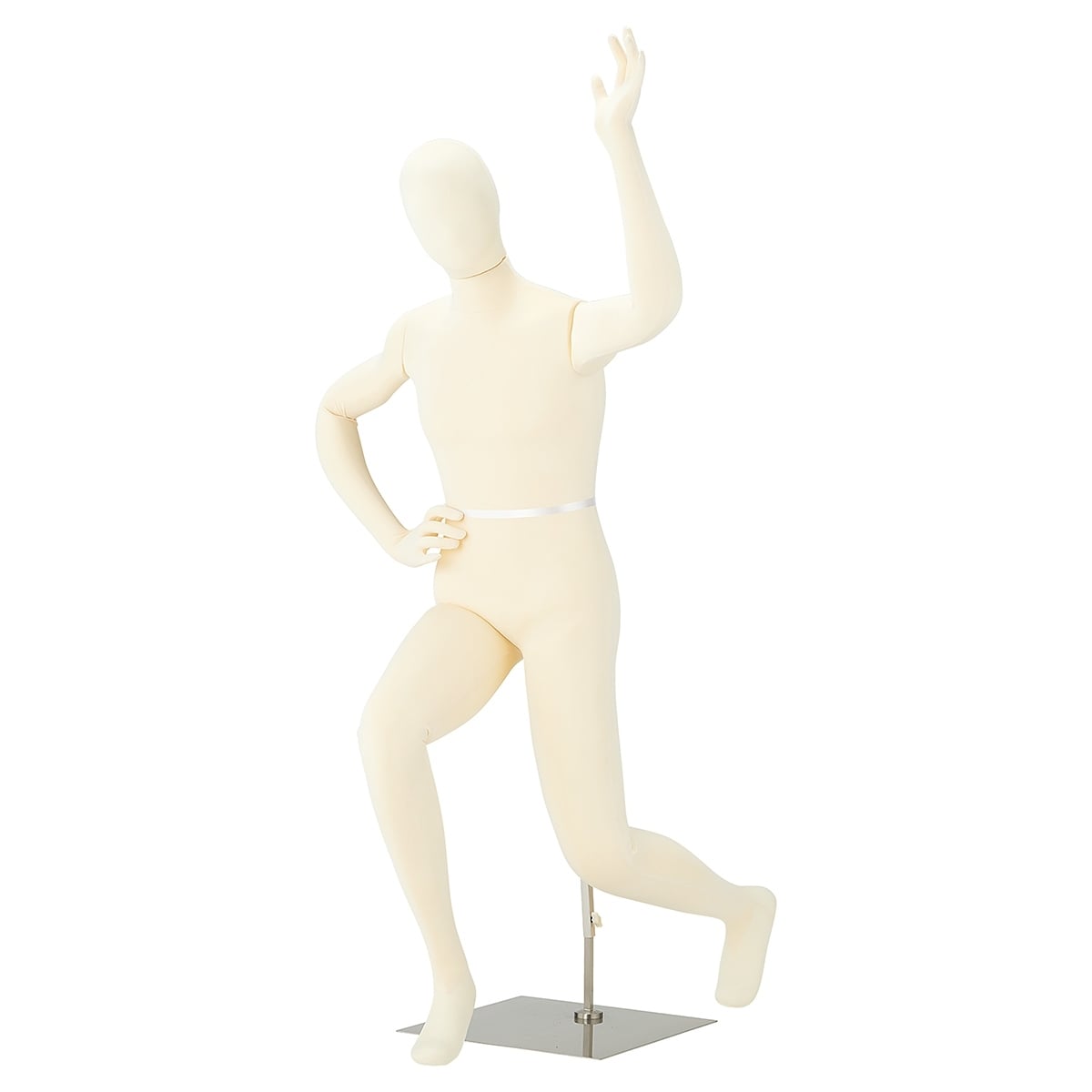 フレキシブルマネキン 紳士〔ストエキオリジナル〕 アイボリー