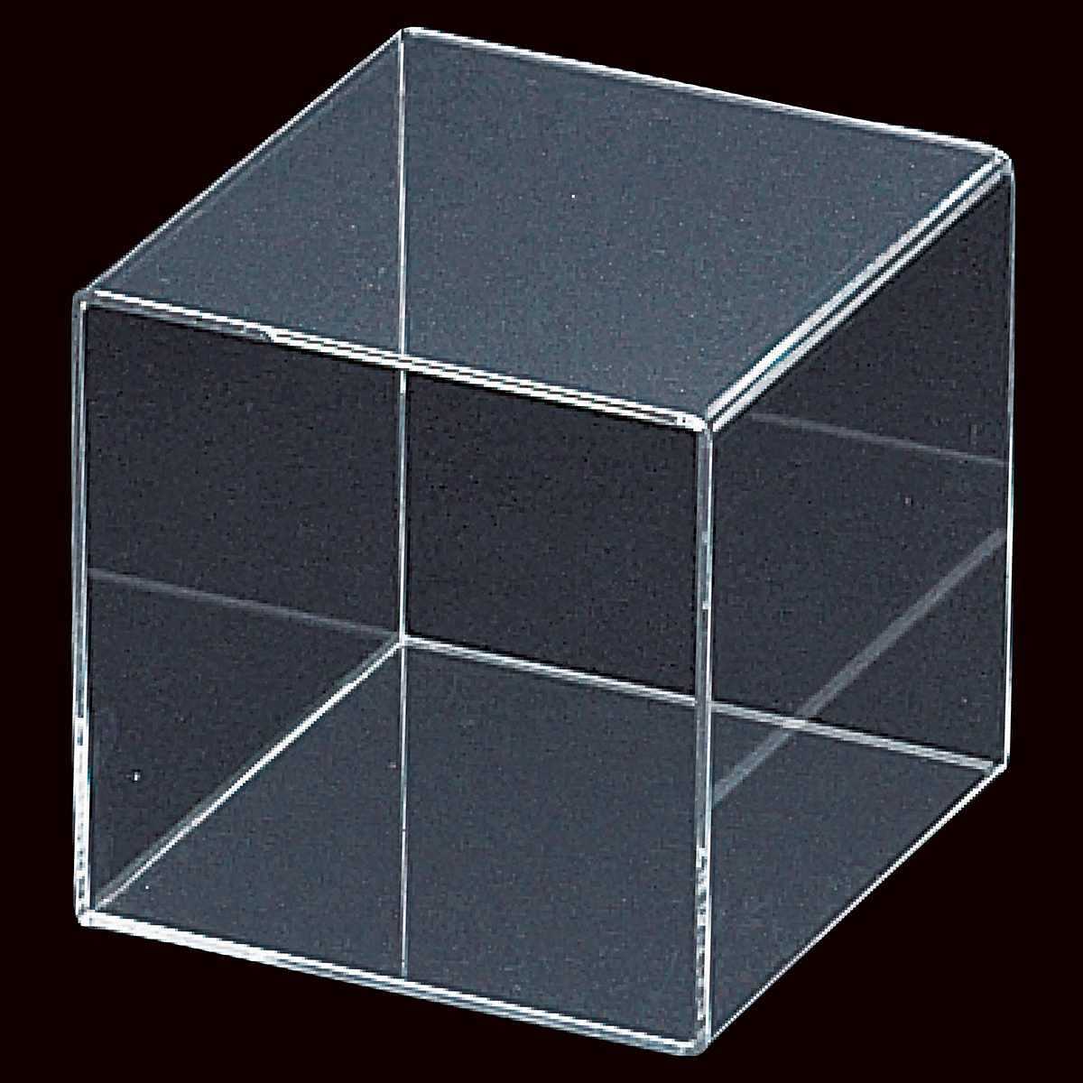 透明アクリル4面ボックス〔ストエキオリジナル〕 10cm角