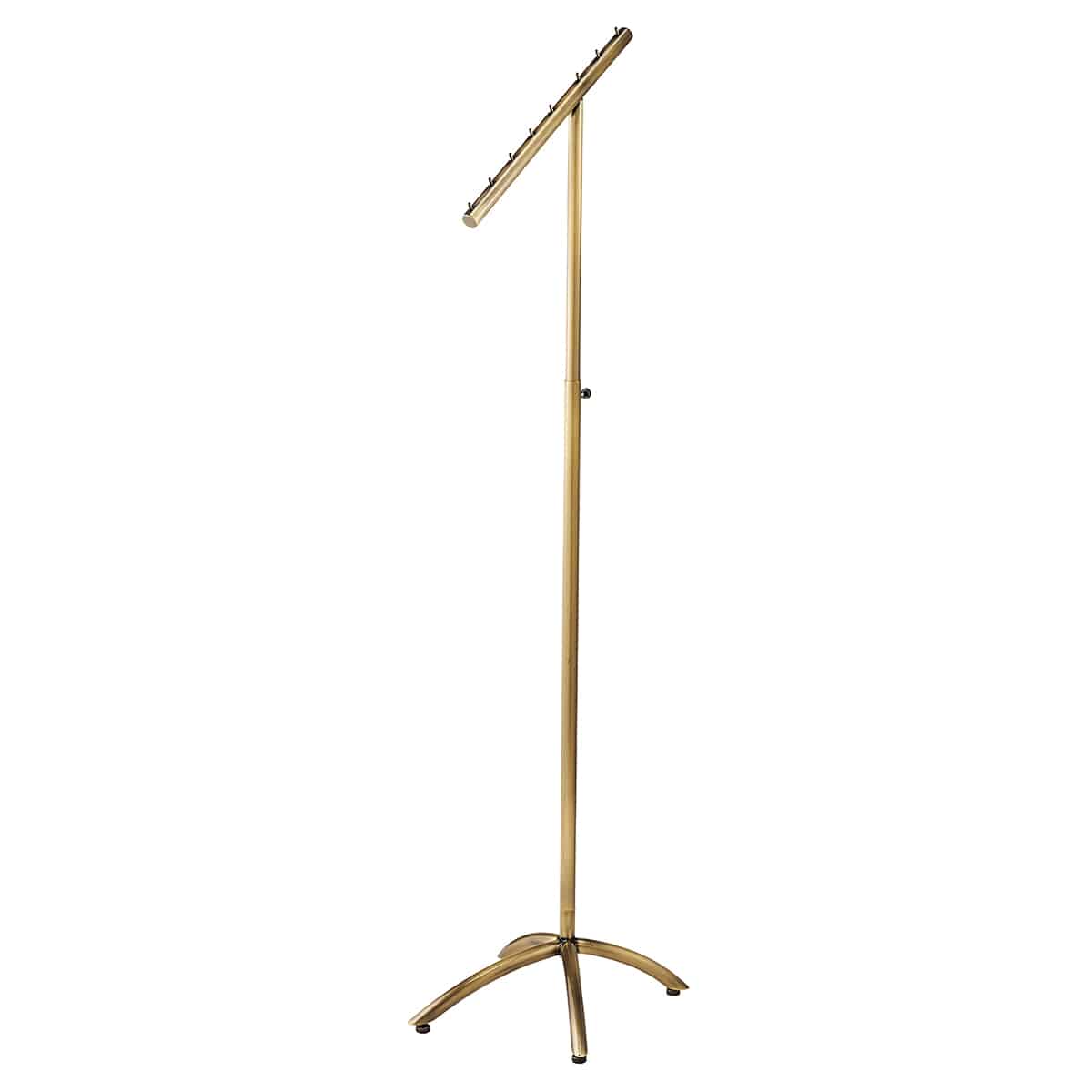 傾斜ハンガーラック アンティークゴールド 真鍮 傾斜ハンガーラック