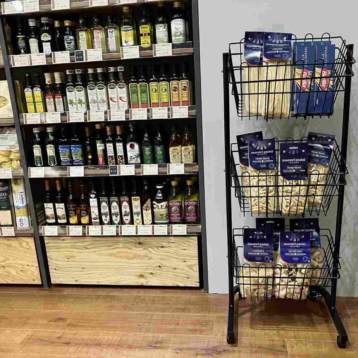 角型投げ込みバスケット 3段〔ストエキオリジナル〕 ホワイト