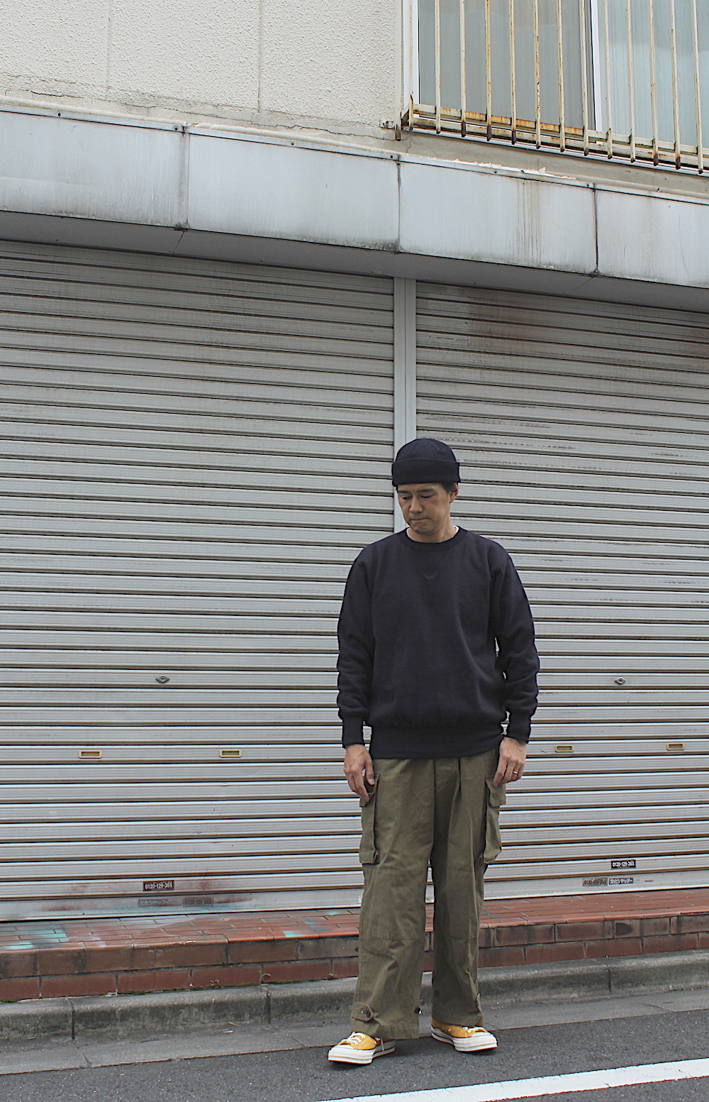 ボンクラ 両Vスウェット ネイビー38 全国通販】BONCOURA