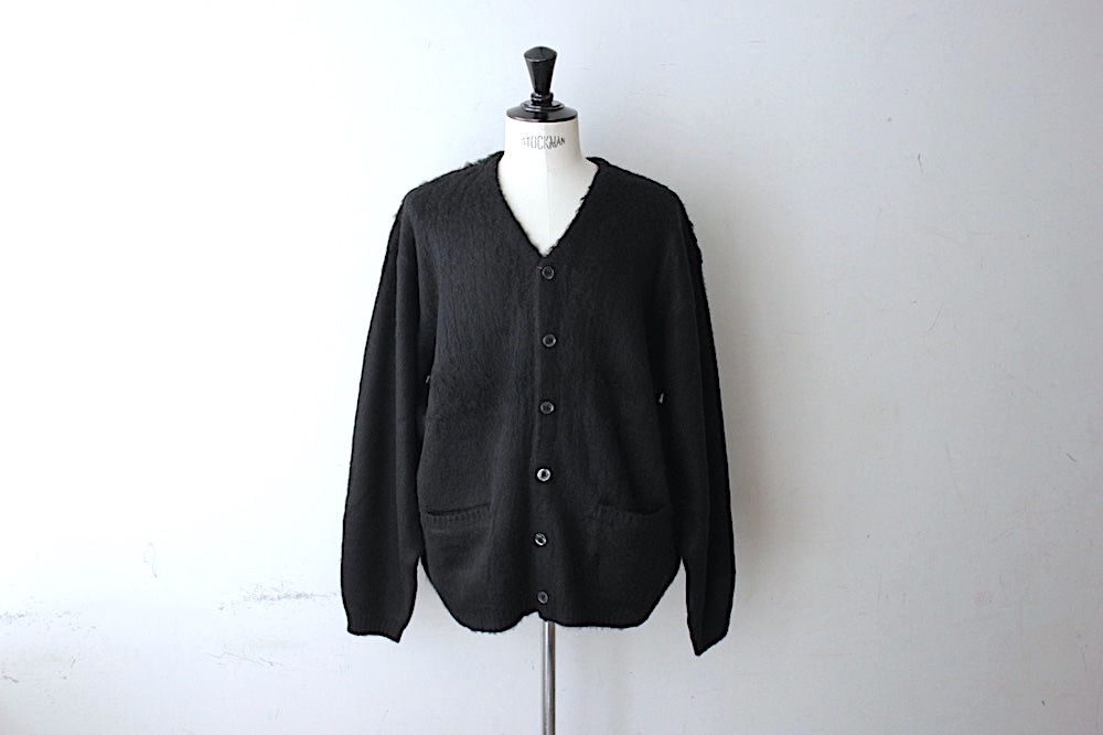 全国通販】【TOWN CRAFT】 “SHAGGY V CARDIGAN”BLACK | POST 78
