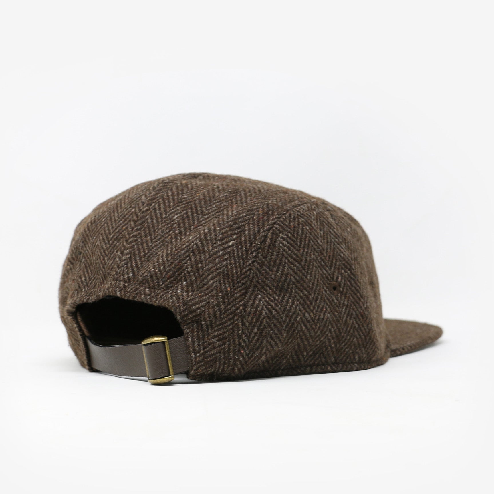 Brown & Tan Wool 5-Panel – storied hats