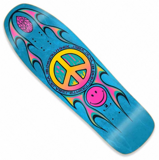 Black Label Lucero Street Thing 9.8 Re-Issue Deck - Blue V.1