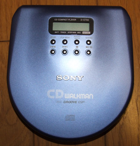 スタフ屋 ポータブルCDプレーヤー(SONY CD WALKMAN D-E700)
