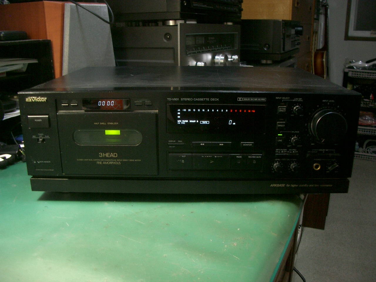 Victor カセットデッキ TD-V931 の修理