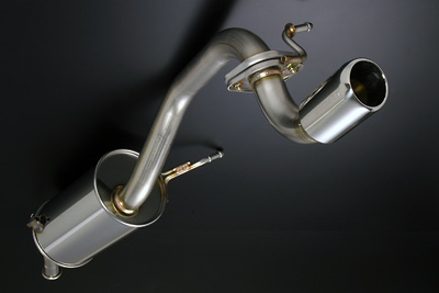 パレット（ターボ）用「TYPE Sp-X マフラー」 -スズキスポーツ