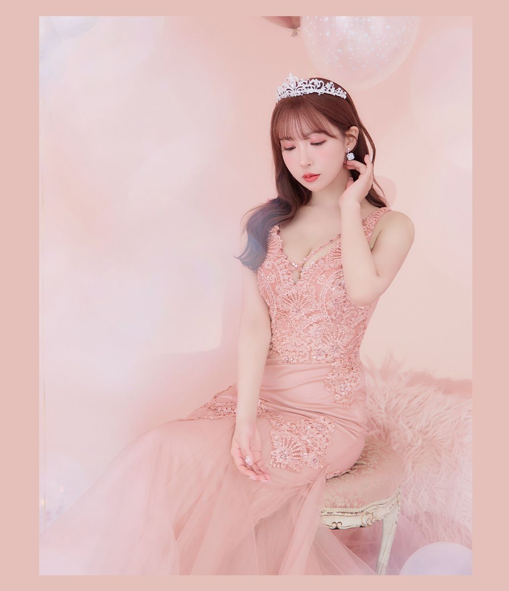 三上悠亜が着る主役になれちゃうロングドレス｜キャバドレス通販はsugar