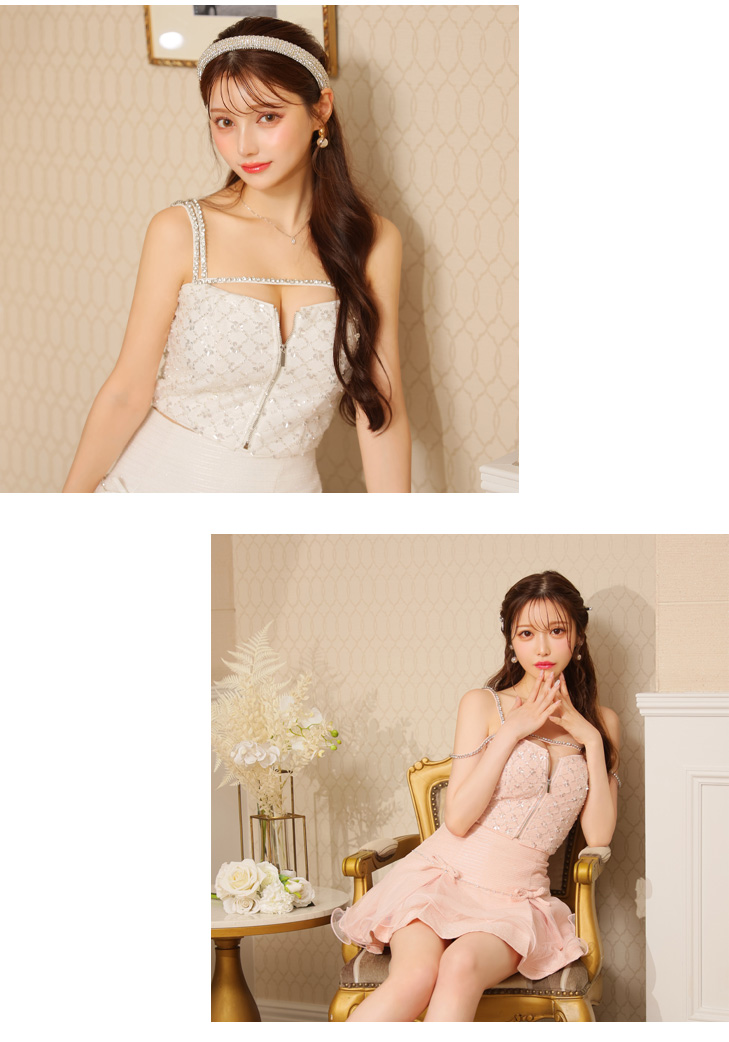 XSサイズあり【ROBE de FLEURS/ローブドフルール】ラメツイード