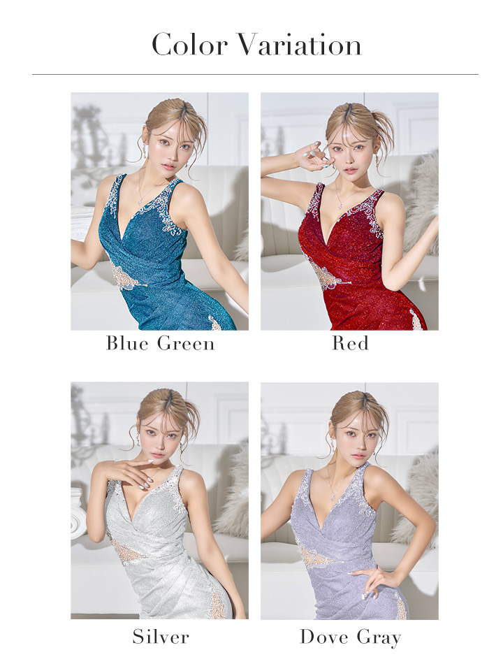 XSサイズあり【IRMA/イルマ】アシンメトリー/ ビジュー/ ラメニット