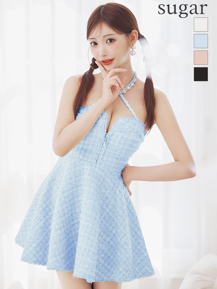 XSサイズあり【ROBE de FLEURS/ローブドフルール】ビジュー