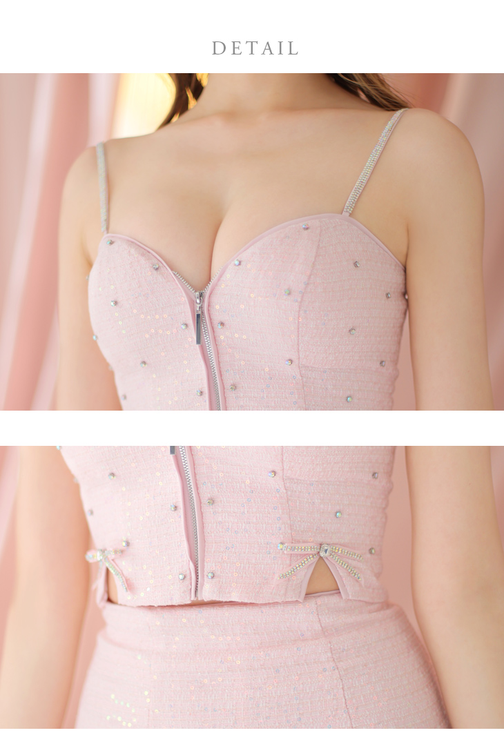 XSサイズあり【ROBE de FLEURS/ローブドフルール】 セットアップ