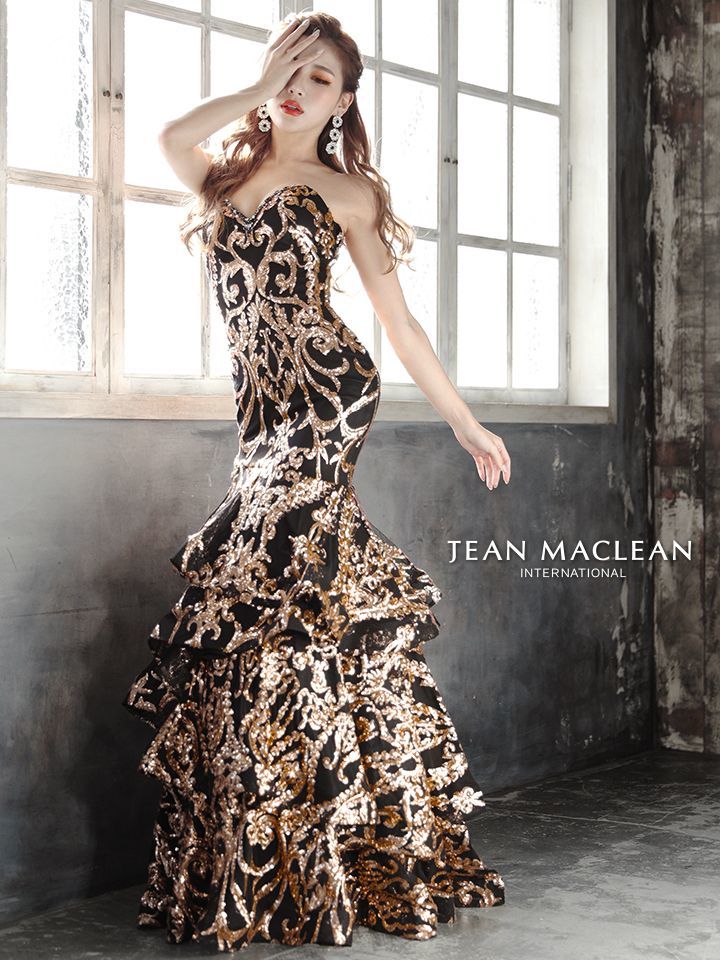 Lサイズあり【JEAN MACLEAN/ジャンマクレーン】スパンコール刺繍/ ベア