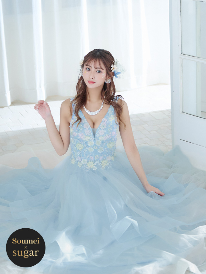 関西コレクション着用】【Lip line/リップライン】フラワー刺繍/ 2段