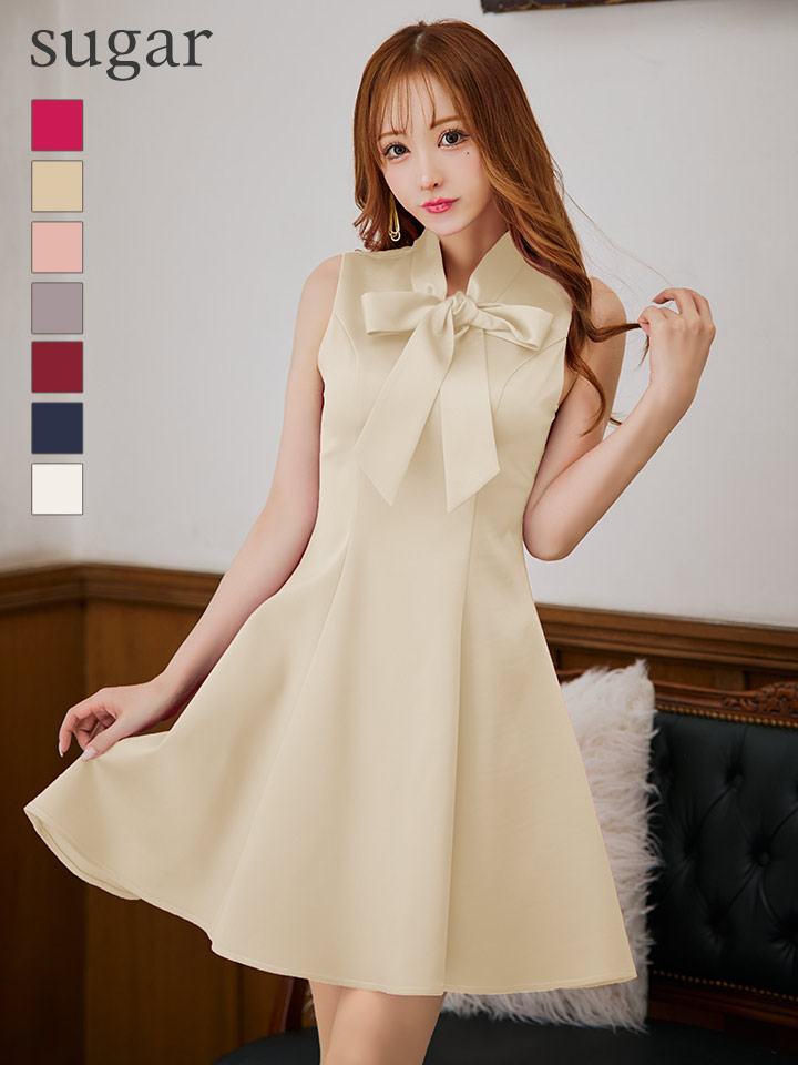 XS-Lサイズあり【ERUKEI エルケイ】 シンプル/ ワンカラー/ リボン