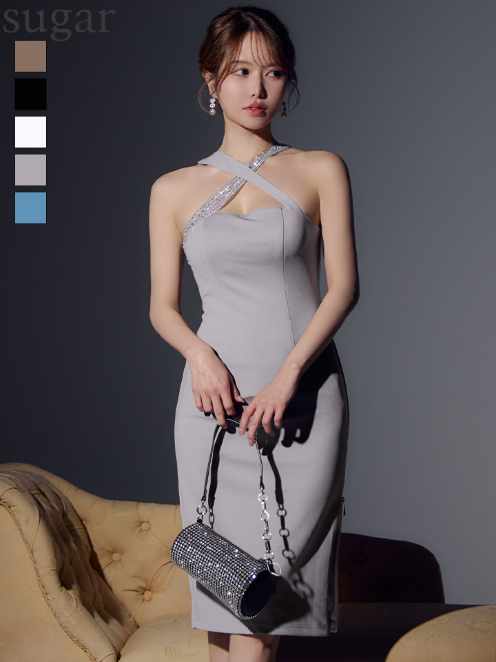 XSサイズあり【Veautt/ヴュート】【OF05】デコルテクロスデザイン