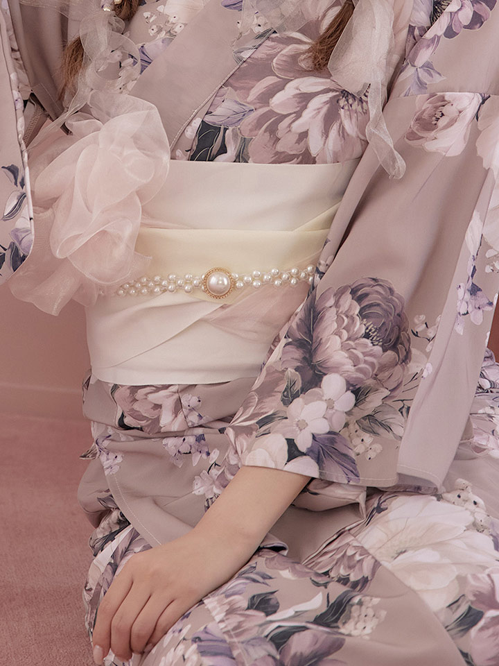 即日発送！】【浴衣】大人スウィートフラワー 牡丹柄 浴衣 【浴衣3点