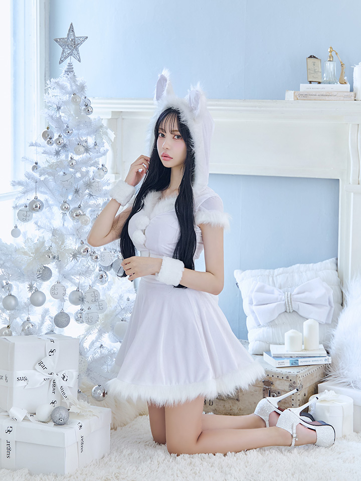 即日発送】【サンタコス 5点セット】【XS-XLサイズ/4カラー