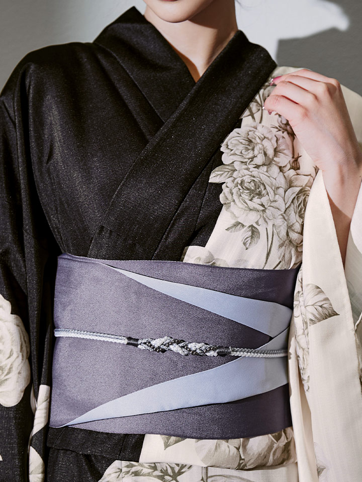 残りわずか！】【即日発送】【Riuコラボ】ツートンカラーローズ浴衣