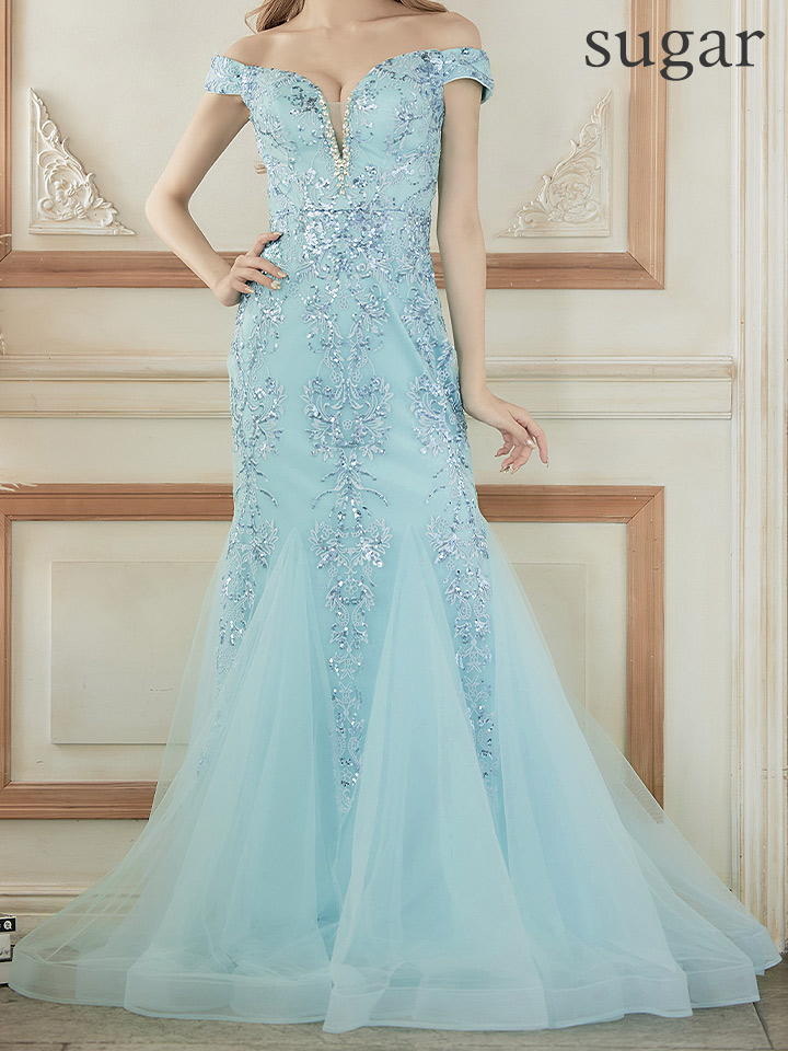 Lサイズあり【JEAN MACLEAN/ジャンマクレーン】マーメイド/ 刺繍レース