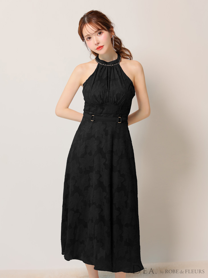 Lサイズあり【DEA./ディア】ホルターネック/ バックリボン/ レース