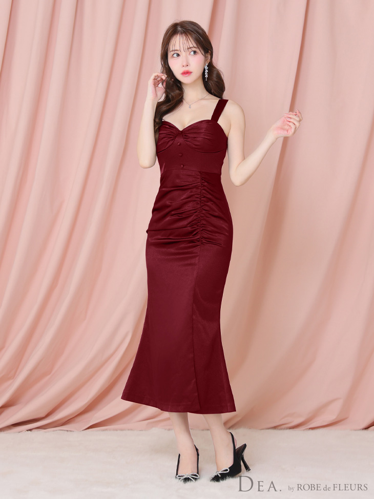 Lサイズあり【DEA./ディア】フロントボタン/ ノースリーブ/ シンプル