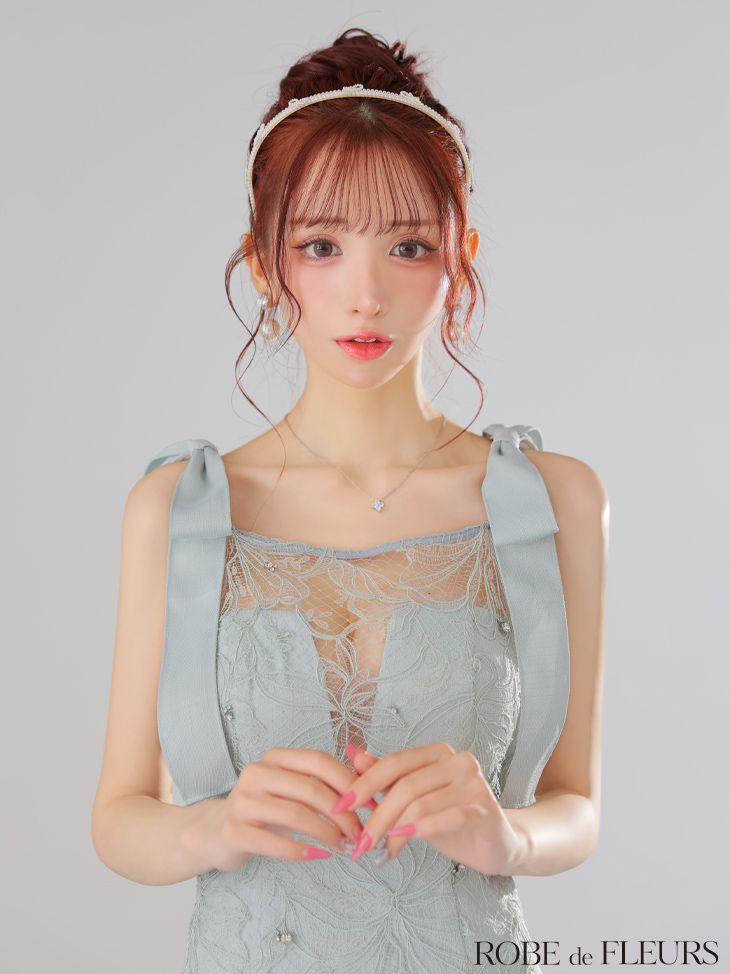 XSサイズあり【ROBE de FLEURS/ローブドフルール】ショルダーリボン