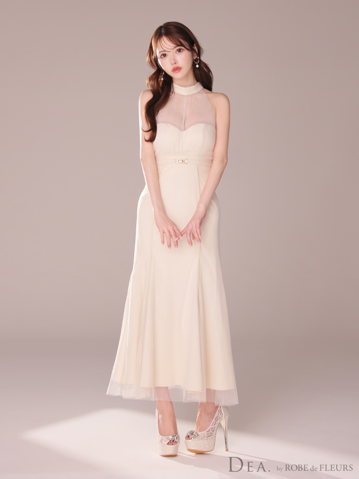 XS-Lサイズあり【DEA./ディア】シースルー/ ホルターネック/ チュール