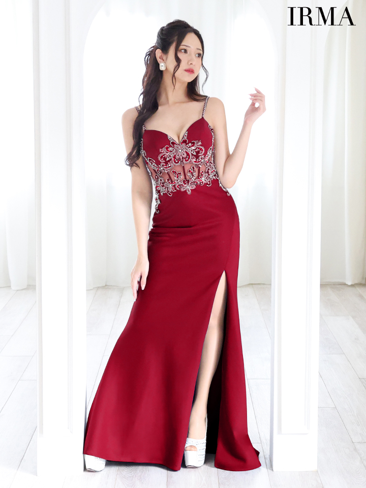 IRMA/イルマ】ウエストシアー/ ビジュー/ キャミソール/ バック