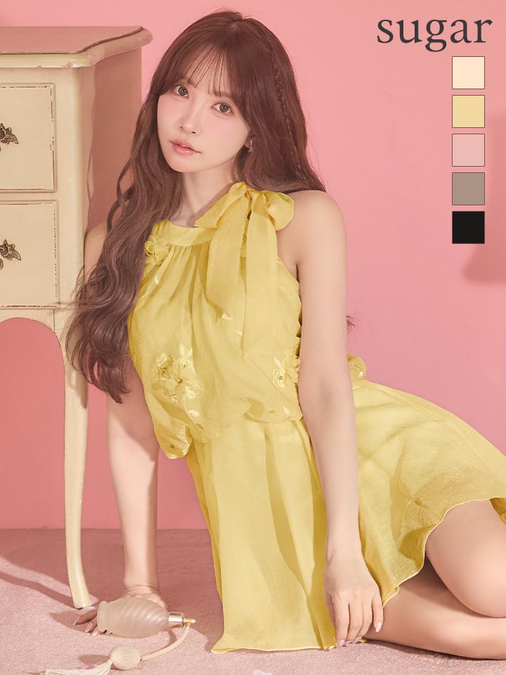 XSサイズあり【ANGEL R/エンジェルアール】ネックリボン/ フラワー