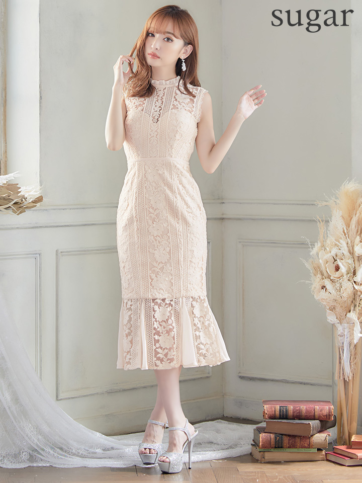 Lサイズあり【DEA./ディア】マーメイド/ ケミカルレース/ ノースリーブ