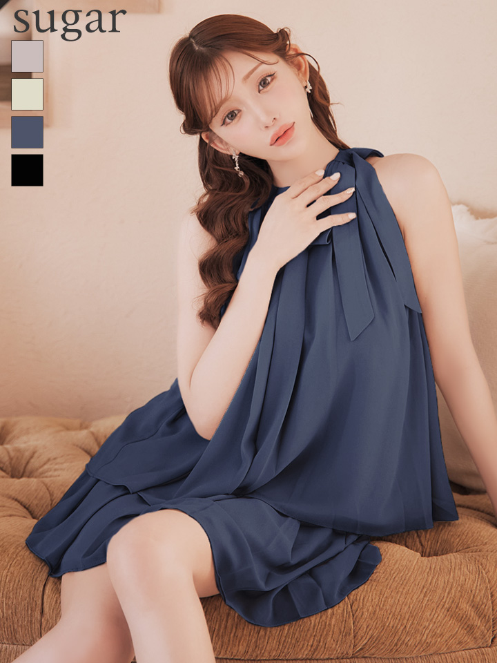 XSサイズあり【DEA./ディア】サテン/ シフォン/ フレア/ セットアップ