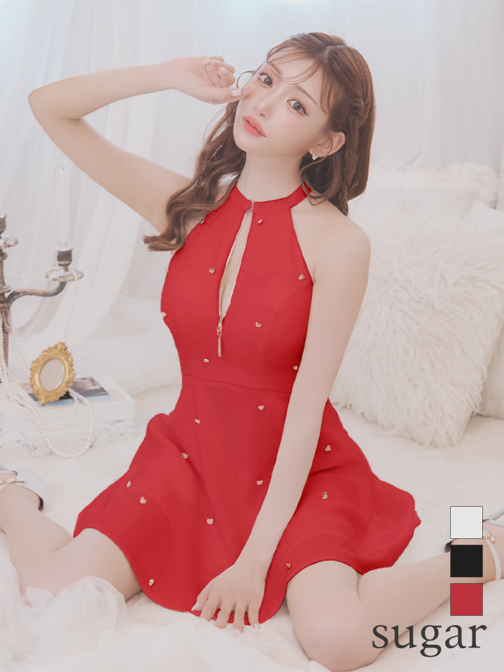 XSサイズあり【ROBE de FLEURS/ローブドフルール】ハートスタッズ