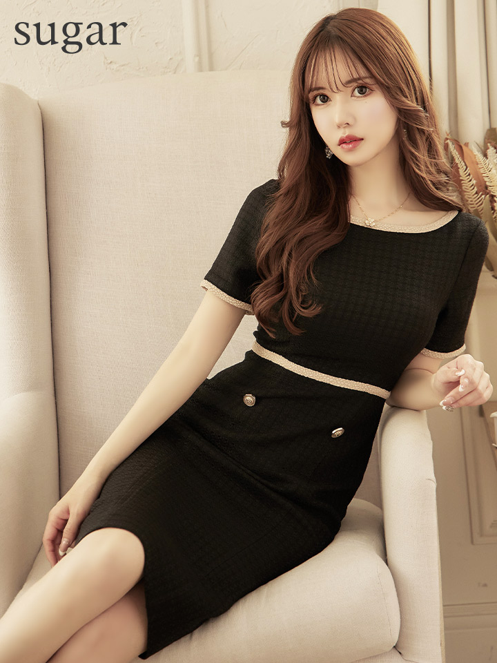 XS-Lサイズあり 【GINZA COUTURE/銀座クチュール】 半袖/ ライン