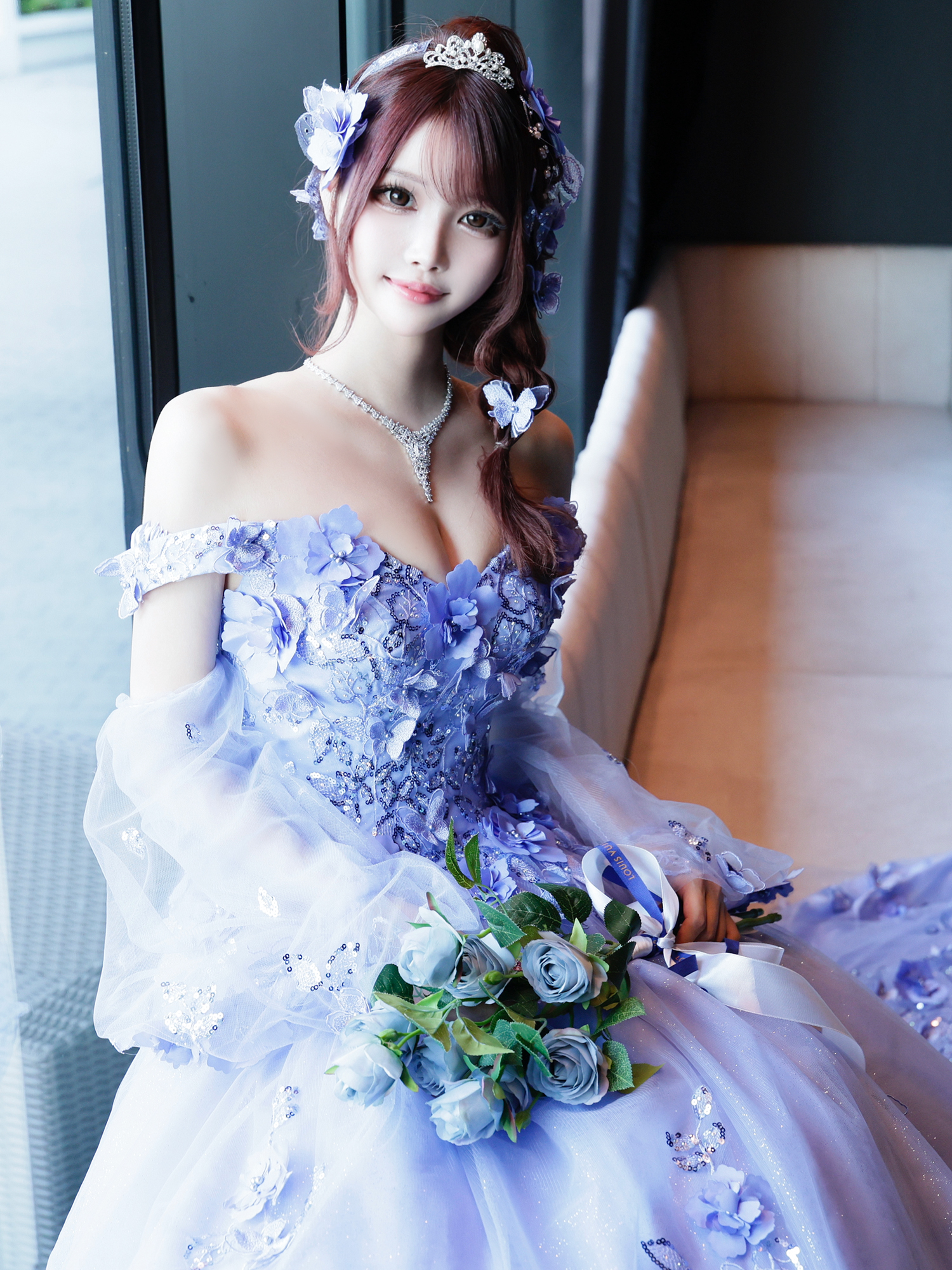 ANGEL R/エンジェルアール】ベア/ 立体フラワー/ ウェディング