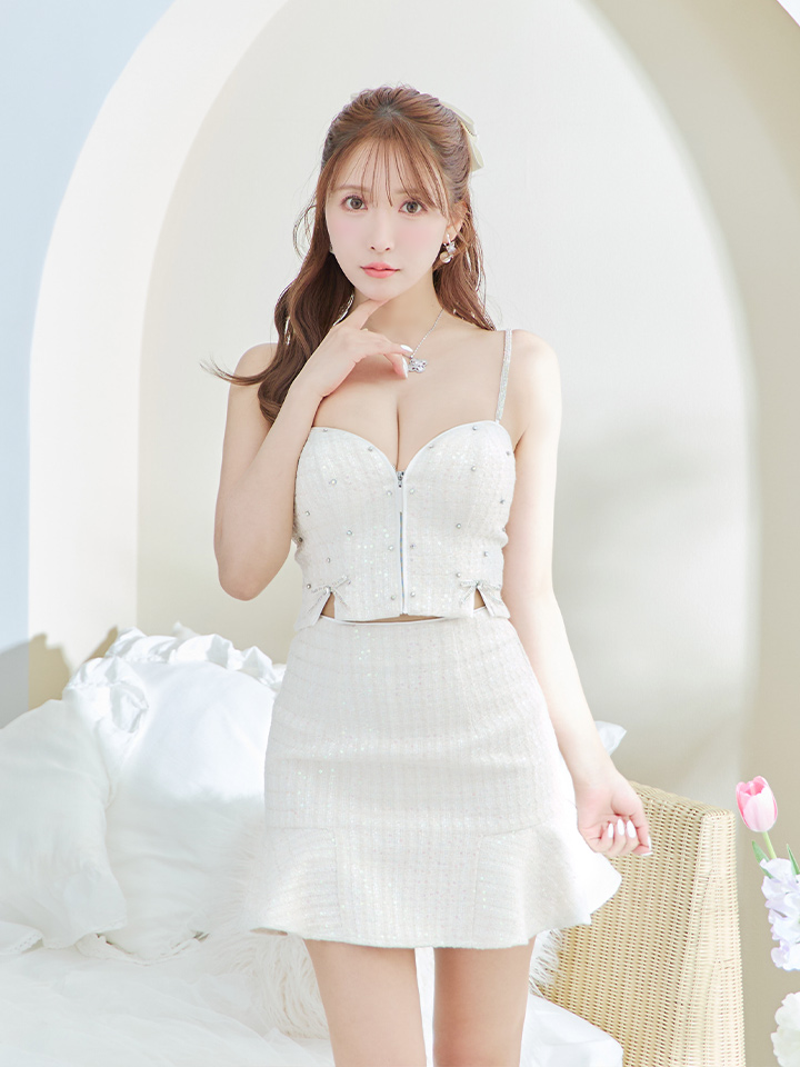 XSサイズあり【ROBE de FLEURS/ローブドフルール】 セットアップ