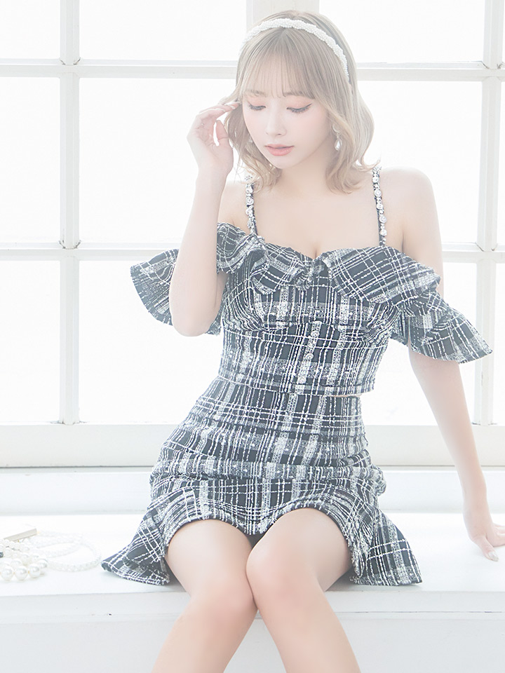 XSサイズあり【ROBE de FLEURS/ローブドフルール】フリルオフ