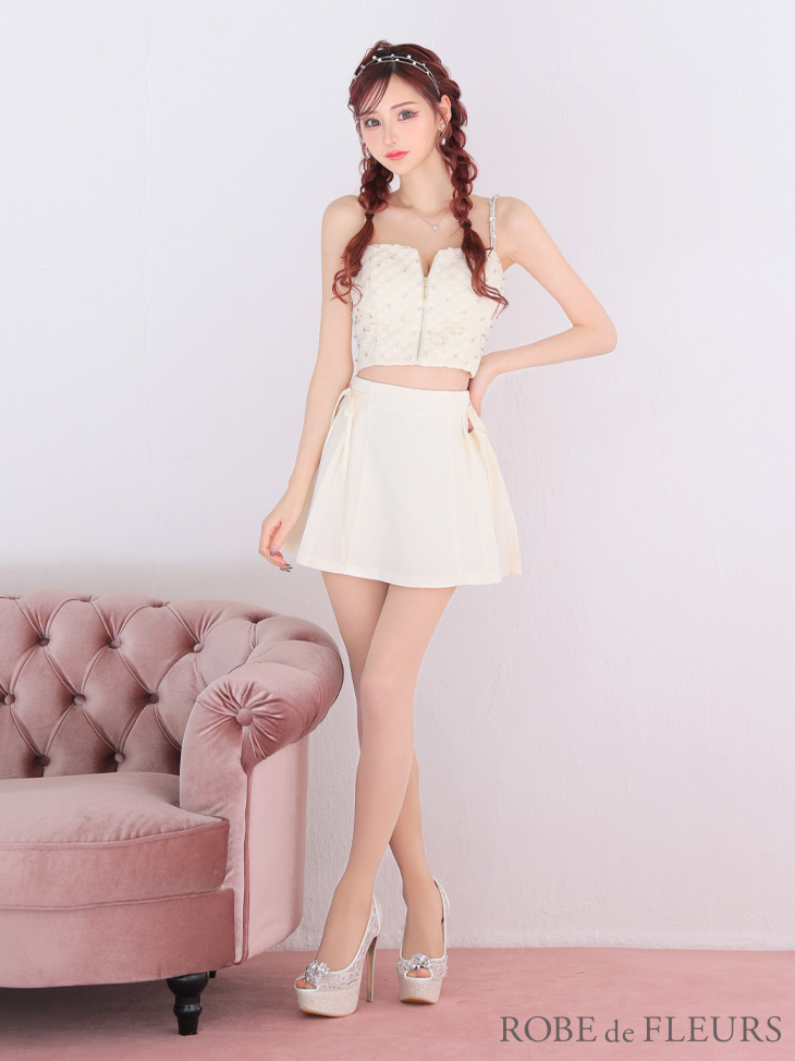 XSサイズあり【ROBE de FLEURS/ローブドフルール】 セットアップ