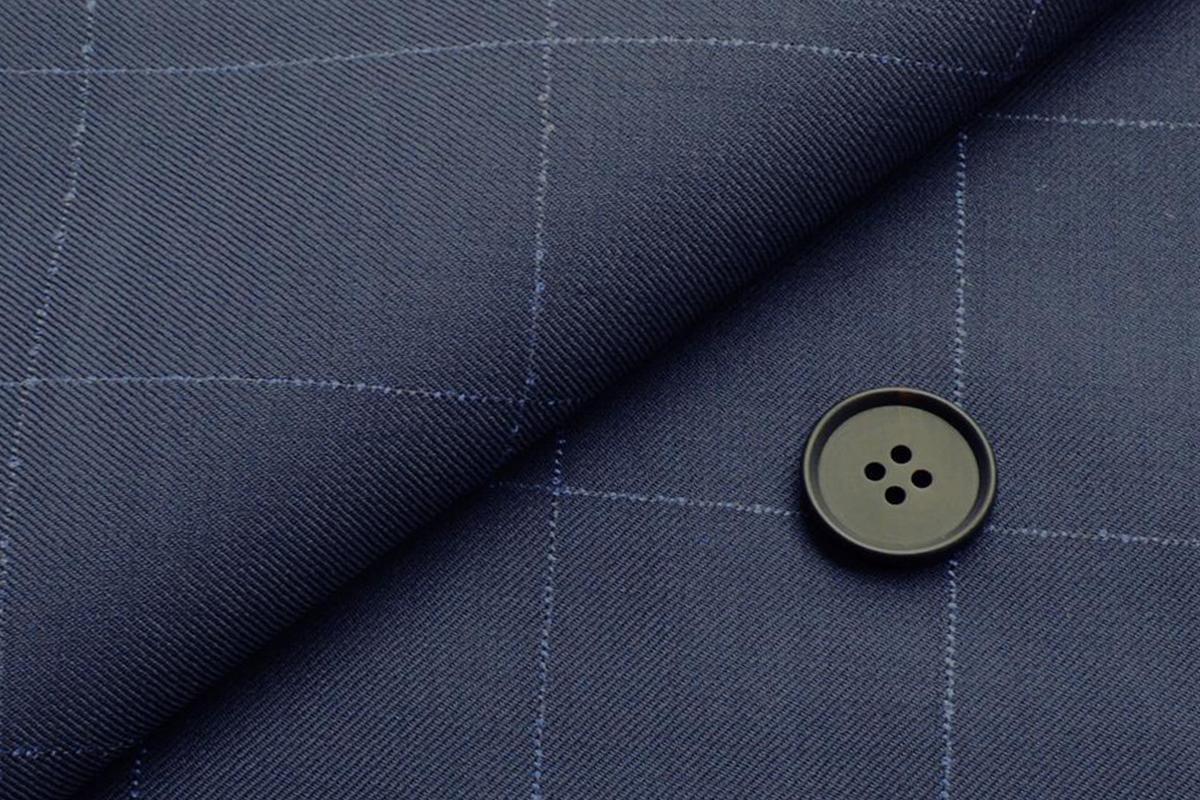 オーダースーツ]【Super140】ネイビーチェック柄 | オーダースーツの