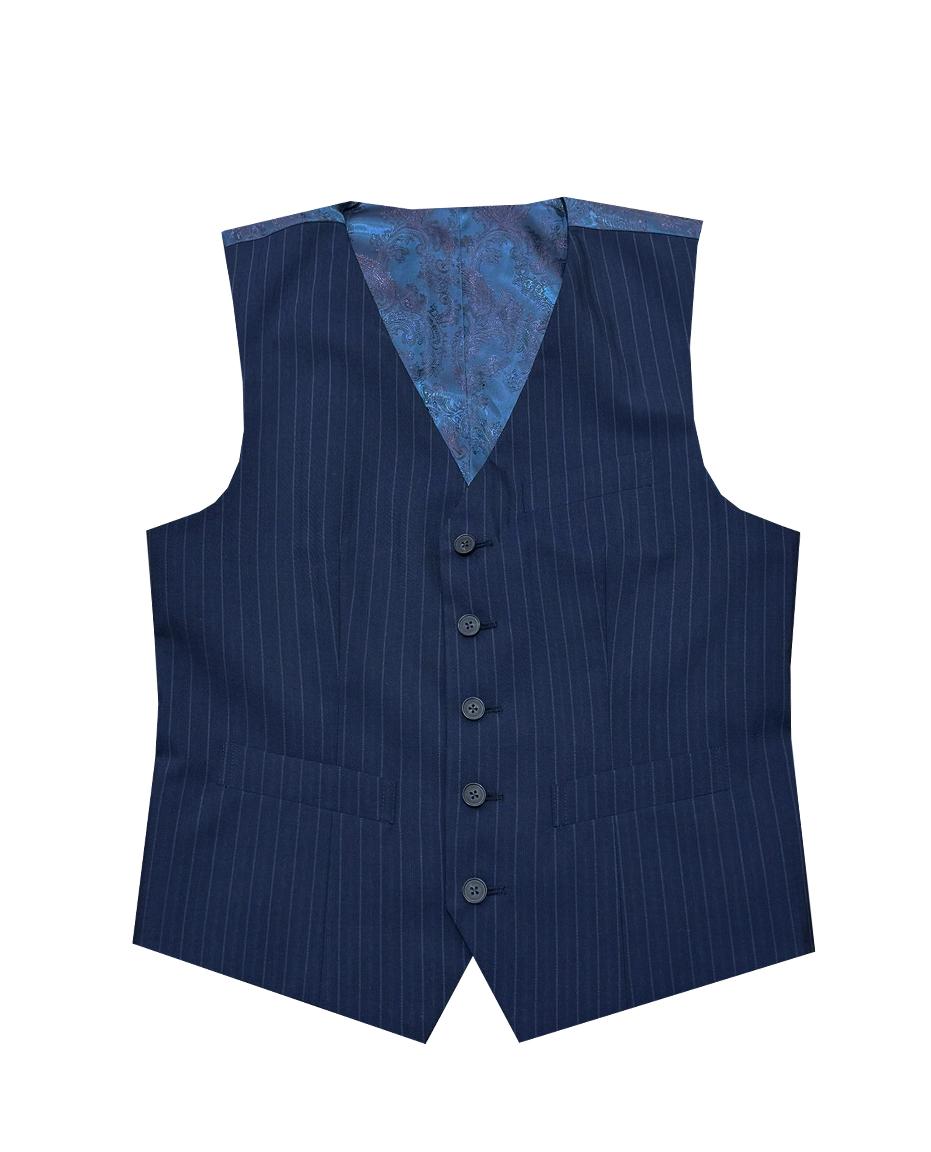 オーダーベスト]2色のストライプでおしゃれを演出 | オーダースーツの