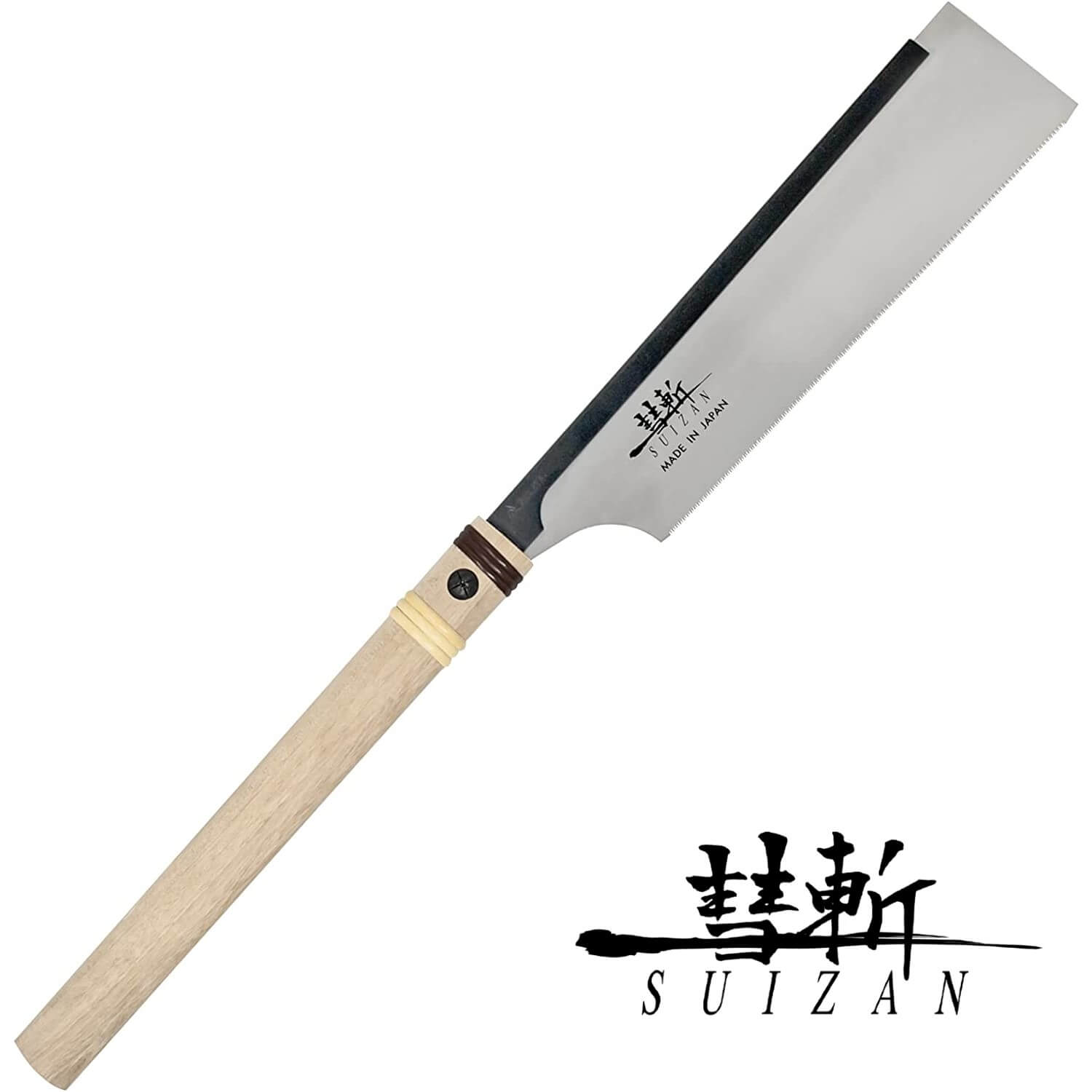 SUIZAN スイザン 胴付鋸 240mm - 替刃式 横挽き 胴付き ノコギリ 精密