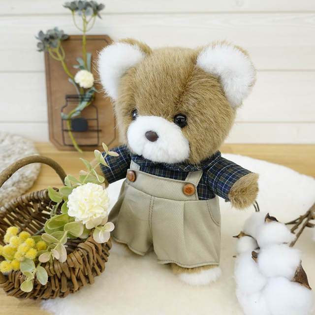 マック チェックシャツ グリーン ｜ ぬいぐるみの企画・製造会社