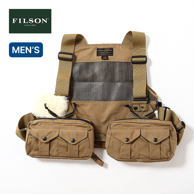 FILSON フィルソン メッシュフィッシングストラップベスト(M ベージュ