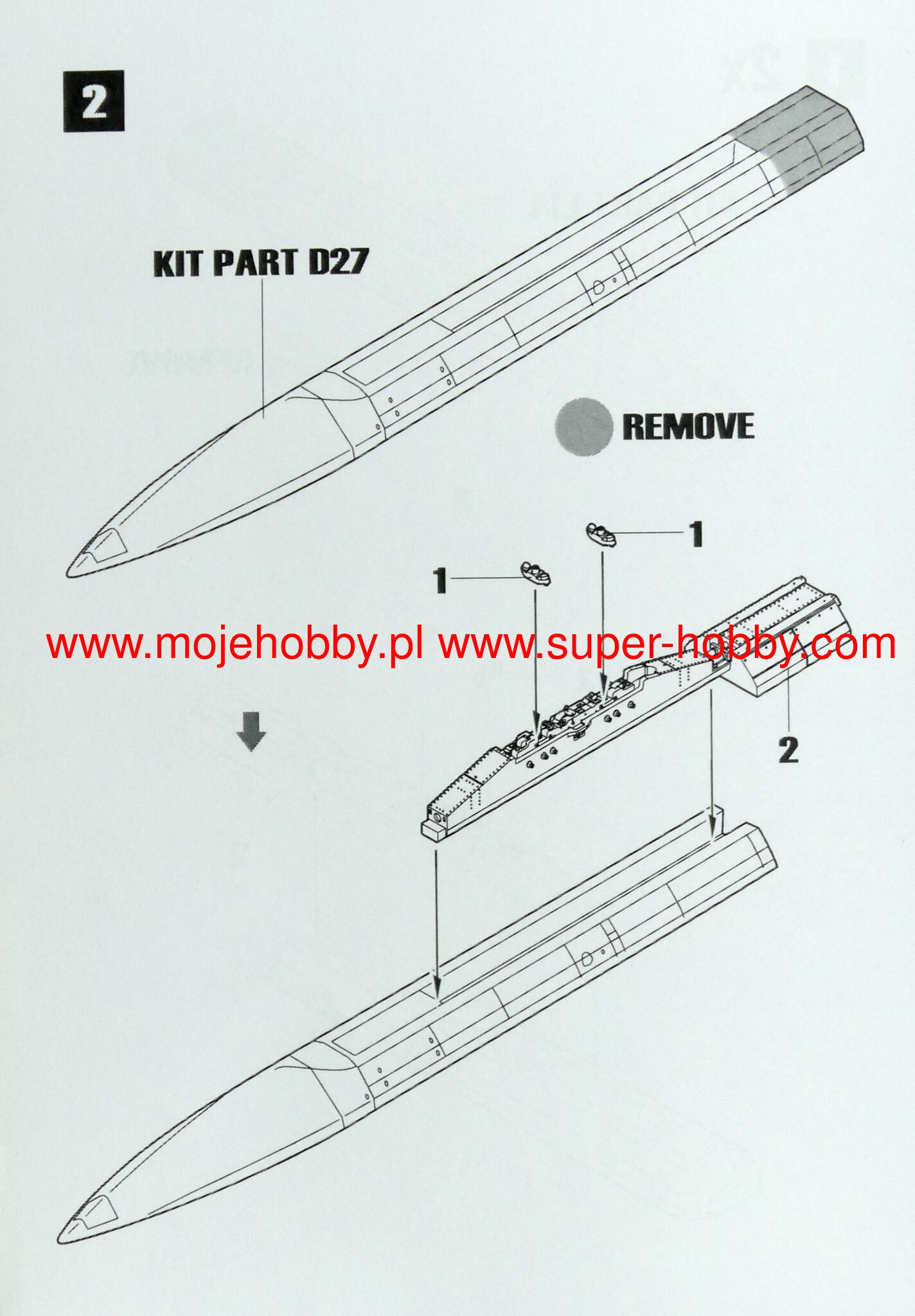 F-14D Tomcat ADU-703 Adapter With BRU-32 (Tamiya) Quickboost 49102