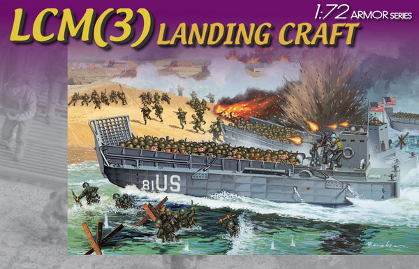 LCM(3) Landing Craft w/29th Infantry Div Dragon 7257