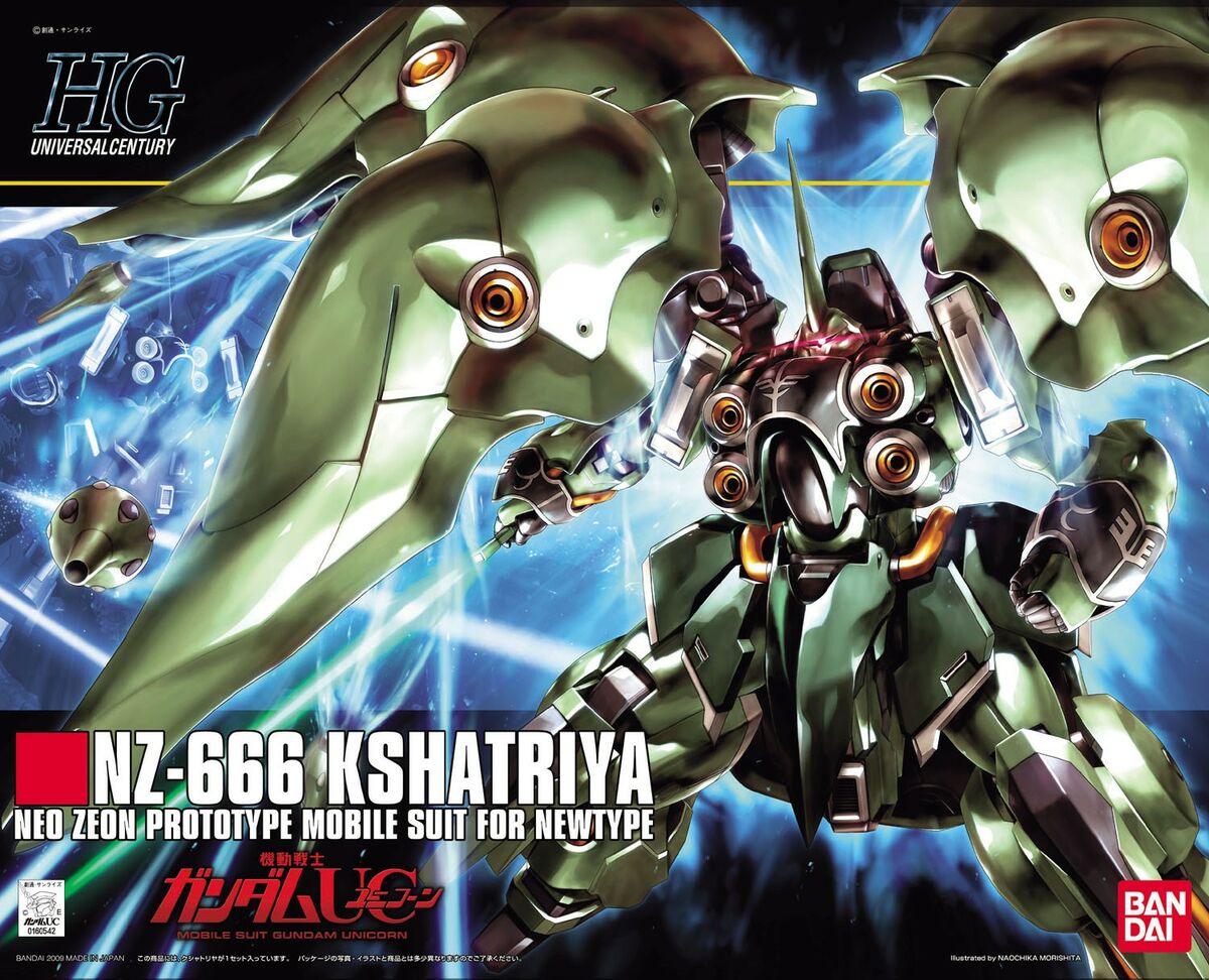 NZ-666 KSHATRIYA (Gundam 83202) Bandai 58263