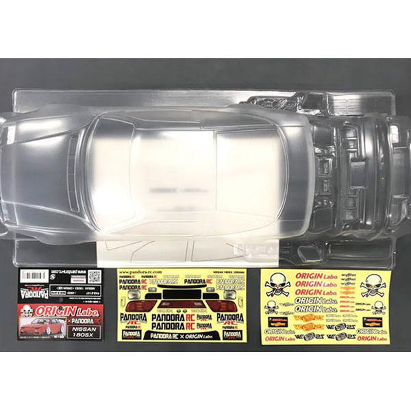 NISSAN 180SX(ORIGIN公認) ボディ [PAB-3147] - スーパーラジコン