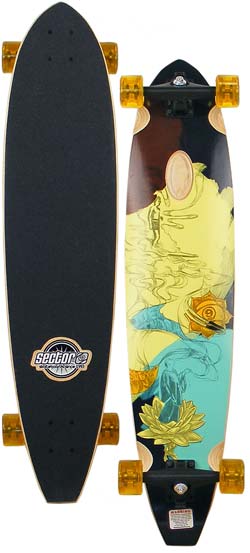 Sector 9 Joel Tudor Longboard Skateboard - Yellow