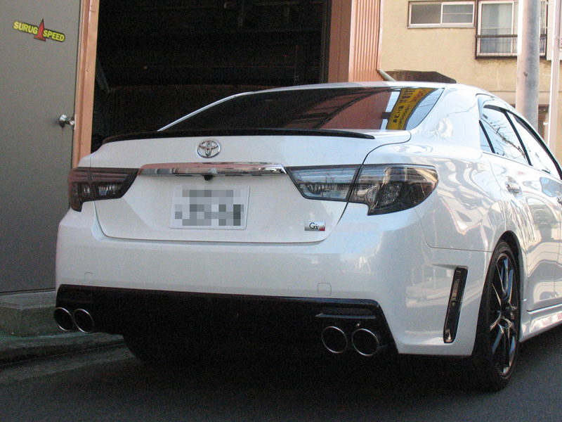 130系 マークX G's/GR SPORT用PFSループサウンドマフラー ｜ オーダー